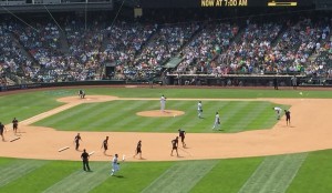 7th inning: Cleaning up the infield