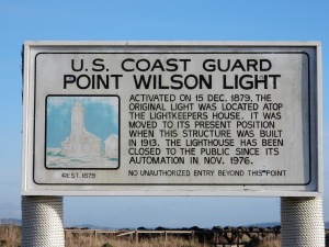 Point Wilson Lighthouse Sign